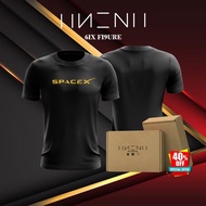 [READY STOCK] BAJU T SHIRT DRYFIT MICROFIBER SPACE X LOGO 6IX FI9URE (T SHIRT LELAKI / UNISEX)