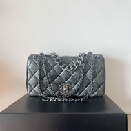 Chanel classic vintage grey chain flap 2way bag Handbag經典中古復古香奈兒小香絕版灰色鏈條兩用手袋上膊包孟買袋包#V59