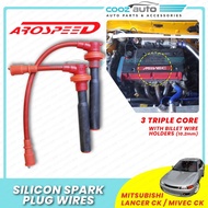Mitsubishi Lancer Ck Mivec Ck Arospeed 10.2mm Triple Core Silicon Engine Spark Plug Wires Cable