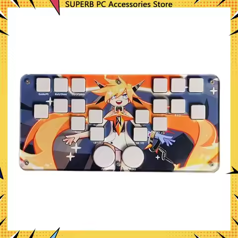 DJMAX Music Game Keyboard Low Profile Switches Mechanical Keyboard For OSU Phigros Music Game Periph