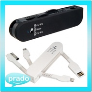 Swiss Army Knife USB Data Cable Lightning Micro USB iPhone iOS Android