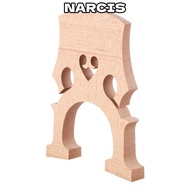 NARCIS ​Replacement Parts​, 1/2 1/4 1/8 3/4 4/4 Professional​ Cello Bridge​, Durable Simple installa
