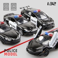 HOT!!!┋ pdh711 1/32 Police Car series diecast car makeda Zinc Alloy Model Toys Sport Cars for 3 Years Old and above Light and Sound Christmas Gifts for Children Collection Pull Back Toys for Boy