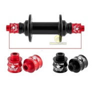 74mm to 100mm Muqzi Bicycle Front Hub Adapter Converter Extension Happy Cycling Hub Connection