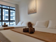 Pangsapuri studio 45 m² dengan 1 bilik mandi peribadi di Kepayan (Sunset View|Balcony|Near Airport K