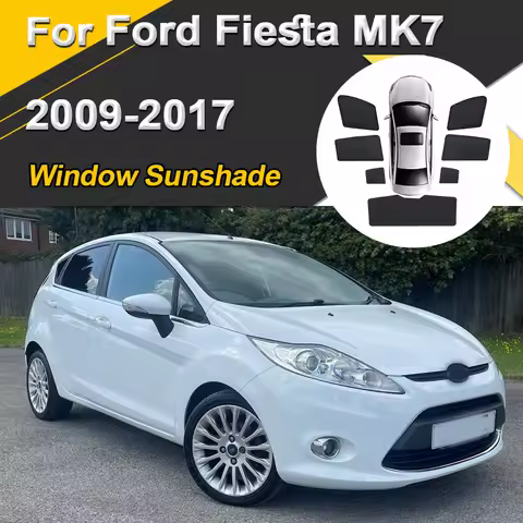 Sun Shades For Ford Fiesta MK7 Accessories Mk6 Mark VI B299 2009-2017 5-door Hatchback Sunshades Mag