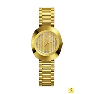 RADO Watch R12306303 / DiaStar The Original / Women's / Date / Stones / 27.3mm / Quartz / SS Bracelet / Gold