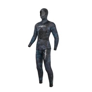 Wetsuit DIVESTAR TItanium Lining Coating Spearfishing Camo Electrik Wetsuit/ Baju Selam / Baju Nemba