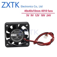 40x40x10mm 4010 fans 5V 9V 12V 18V 24V Volt Brushless DC Fans for heatsink cooler cooling radiator f