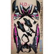 Y15ZRV1,V2 HLD COVER SET EXCITER<61><BG/PINK>