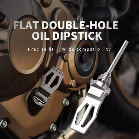 Motorcycle Universal Accessories Oil Cap Oil Level Engine Oil Dipstick CNC Aluminum For GY6 MT07 ATV