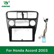 Car GPS Navigation Stereo For Honda Accord 2003 Radio Fascias Panel Frame Fit 2Din 9 inch In Dash he