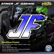 JF GARAGE Sticker motor motorbike sticker