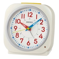 [Powermatic] Seiko QHE200 QHE200W White Dial Daily Alarm Clock