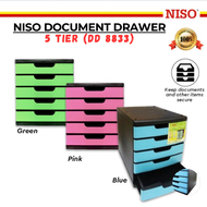 Niso Document Drawer/Layer Document Tray /Office Table Tray /Office A4 Paper Drawer 5 Tier / 7 Tier 