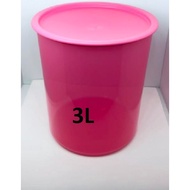 ready stock in singapore - Tupperware  One Touch canister  pink 3L