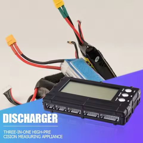 3 in 1 LCD RC Battery Discharger Balancer Meter Tester Voltage Balancer for 2-6s Li-Fe Battery Volta