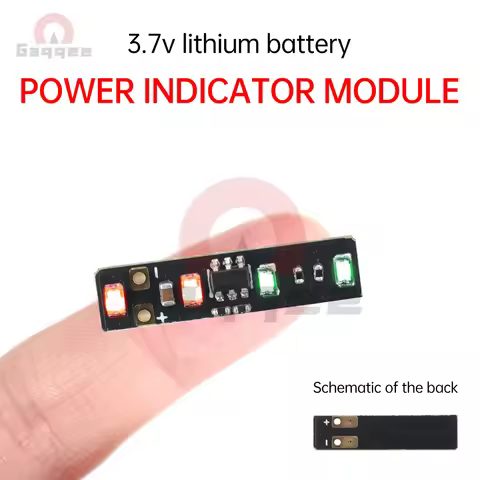 5PCS LED Battery Power Indicator DC 3.7-4.2V 1S Battery Capacity Power Display Module Lithium Batter