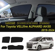 Car curtain sunshade For Toyota VELLfire ALPHARD AH30 2019-2024 Car Window SunShade Shield Front Win