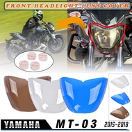 LJBKOALL MT03 Accessories 2015 2016 2017 2018 Front Headlight Screen Lens Cover Protector Guard Headlamp Shield for Yamaha MT-03 MT03 16
