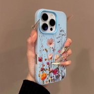 Blue Branches Flowers Case For Iphone 17 Pro Max 17 Air 16 15 Pro Max 16e 15 16 Plus 2 in 1 2 in 1 P