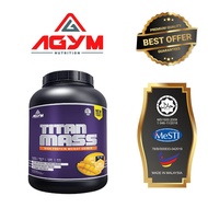 【READY STOCK)】Agym Nutrition TITAN MASS - HALAL- Weight Mass Gainer 2kg - 20servings [ BEST PRICE ]