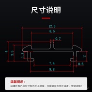 Aluminum Alloy Products led Linear Light Shell Kit Rigid Strip U Aluminum Channel Kit Aluminum Ceili