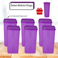 Nagita Tall Plastic Jar Package 2500ml/ SET contains 6 pcs/StGe61/ Bonus 1 pcs 475ml Tumbler