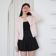 KNITBEBE - EUNBI Floral Knit Top Cardigan Top