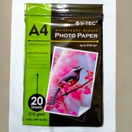 V-Tec Glossy Photo Paper A4 210 gsm GPP-9110A A4 210GSM Photo Paper