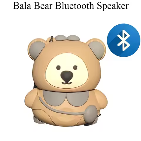 CARPBABA CB-BLBF Bala Bear Portable Bluetooth Speakers Mini Cute Cartoon Small Music Center Stereo W