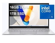 華碩 - Vivobook 14 14吋 (2024) (Intel Core 5-120U, 16+1TB SSD) X1404VAP-CS5017W, 香港行貨, 原廠兩年保養