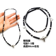 椰壳佛牌项链 可以挂1到5尊佛牌 总长度66cm 左右椰壳链