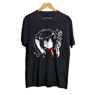 Anime distro t-shirt sticker KAEDE HONJOU/MAPLE - BOFURI material cotton combed 30s
