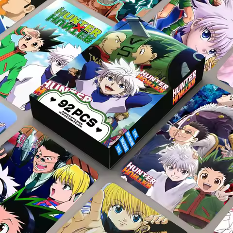 NEW 92 PCS Anime Hunter x Hunter Lomo Card Double-sided Hd Color Printing Picture Collection Card Gi