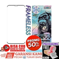 NEW (Free: Sticker) Frameless 9H Full Cover Edge iPhone X XS XR 11 12 13 14 15 16 Mini Plus Pro Max 