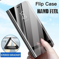 Mirror Flip Case For Redmi Note 11 Redmi Note 11S Redmi Note 11 Pro Redmi Note 10 Redmi Note 10 Pro Redmi Note 10S , Clear View Mirror Flip Leather Stand Phone Case Cover