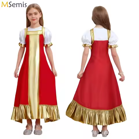 Halloween Russian Dance Costume Sarafan Folk Party Grown Belarus Heritage Folk Fancy Dress Russian N