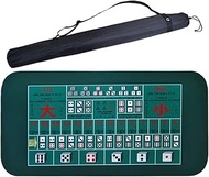 TX GIRL Craps Layouts Suede Rubber Texas Hold'em Poker Table Mat Digital Printing Poker Gaming Table