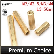 Hexagonal copper pillar double pass copper screw pillar chassis motherboard screw pillar copper pill