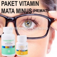 Paket Vitamin Mata Minus Hemat Renuves dan Vitaline TiensTianshi