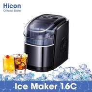 惠康制冰机 Original Hicon Fast Ice Maker Upgraded Ice Maker Machine Automatic 15kg-24H 26YB/16AL/16AT/16M