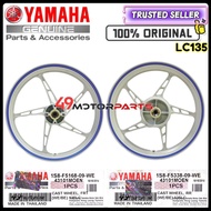 100% ORIGINAL LC135 SPORT RIM CAST WHEEL WHITE BLUE LINE 1S8-F5168-09-WE 1S8-F5338-09-WE