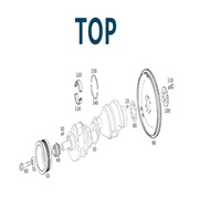 M278 A2780300301 Engine Part Used Crankshaft For Mercedes S-Class W221 W222 S 500 V8 4.7L