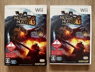 日版 WII CAPCOM MONSTER HUNTER MH 魔物獵人怪物獵人芒亨盒版 附 MH3 TRI 試玩版及全新未開封 TGC TRADING CARD