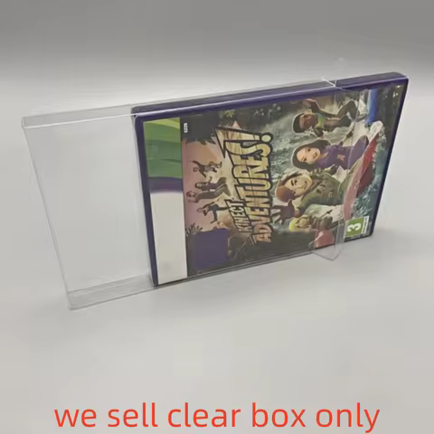 Transparent protective case for Xbox 360,transparent display box for Microsoft Xbox 360 games, stora