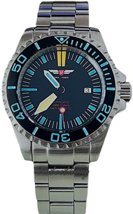 นาฬิกาข้อมือผู้ชาย Swiss Force Air Force Commander Automatic รุ่น SFF01-S-BKBE ขนาดตัวเรือน 44 ซม. ต