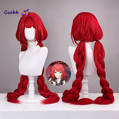 Fuwa Yuzuha Cos Wig, Zenless Zone Zero, Fuwa Yuzuha Cosplay Wig, Anime Game Styled Hair Wigs for Hal