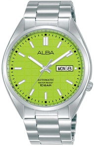 นาฬิกาข้อมือผู้ชาย ALBA Automatic รุ่น AL4315X สีเขียว AL4317X สีแดง AL4319X สีเขียว AL4321X สีมิ้นท์ AL4323X สีส้ม ขนาดตัวเรือน 41 มม. ตัวเรือน สาย Stainless steel