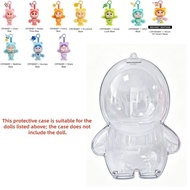 Aitemay 3pcs CRYBABY Care Bears Plush Doll Protective Case HD Clear Acrylic Storage Box Dustproof Di